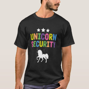 Camiseta Unicorn Security Funny Halloween Unicorn Mamá B