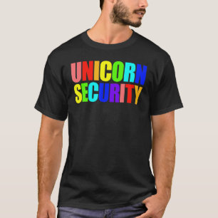 Camiseta Unicorn Security Unicorn Halloween Dad Mom Unicorn