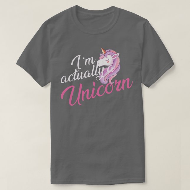 Camiseta Unicorn Soy realmente un unicornio (Diseño del anverso)