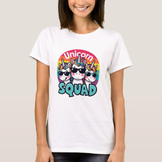 Camiseta Unicorn Squad Einhorn Einhörner Regenbogen