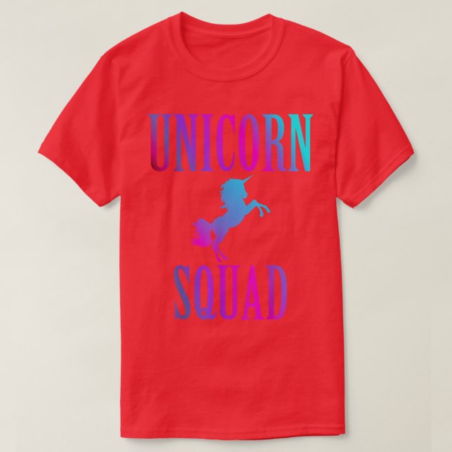 Camiseta Unicorn Squad Enchanted Rainbow Fantasy Fairy Tale (Diseño del anverso)