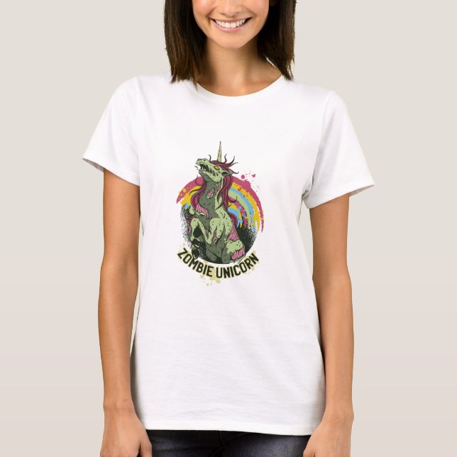 Camiseta Unicorn zombie (Anverso)