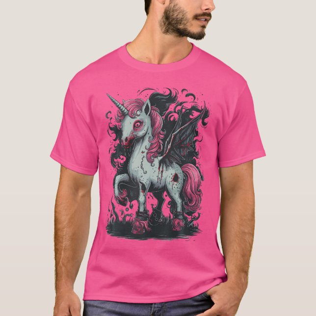 Camiseta Unicorn Zombie (Anverso)