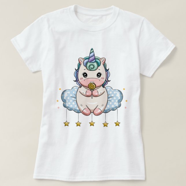 Camiseta Unicornio (Diseño del anverso)