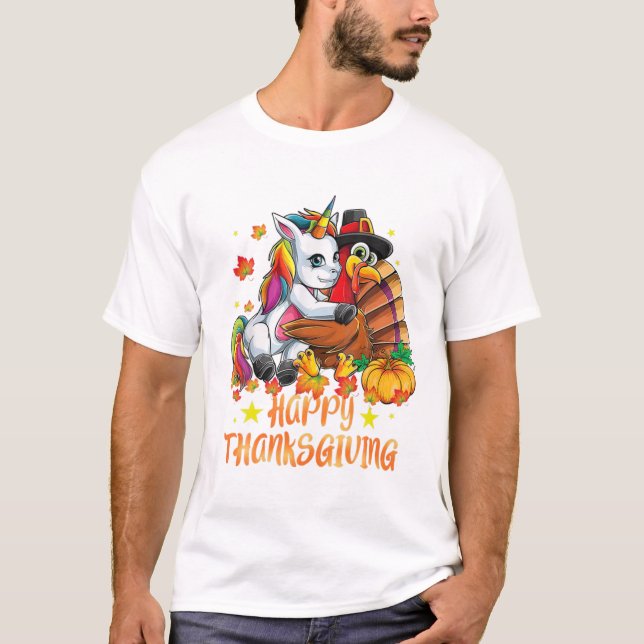 Camiseta Unicornio abraza a Turquía (Anverso)