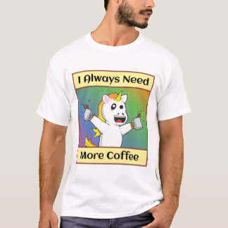 Camiseta Unicornio adicto al café