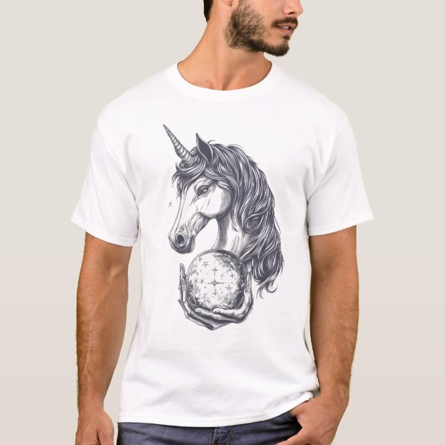 Camiseta Unicornio adivino (1) (Anverso)