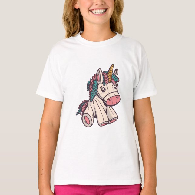 Camiseta Unicornio Adorable (Anverso)