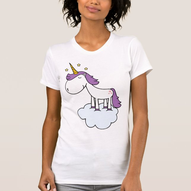 Camiseta Unicornio Adorable (Anverso)