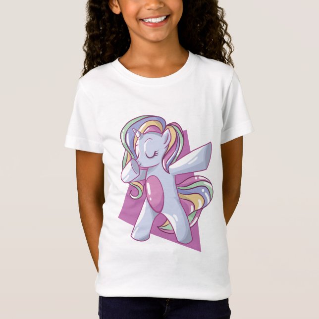 Camiseta Unicornio Adorable (Anverso)