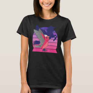 Camiseta Unicornio Alado I Galah de Pecho Rosa Gritando Cac