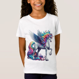 Camiseta Unicornio Arcoíris Galopante