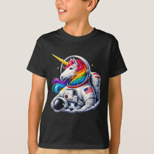 Camiseta Unicornio Astronauta Lindo Espacio Exterior Planet