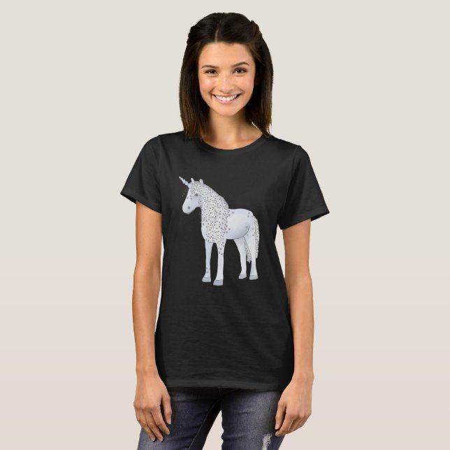 Camiseta Unicornio azul (Anverso completo)