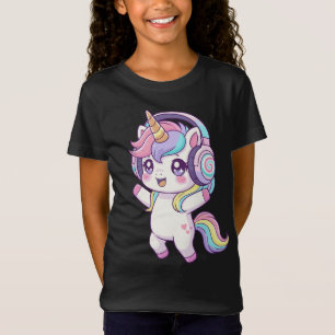 Camiseta Unicornio bailando pastel 