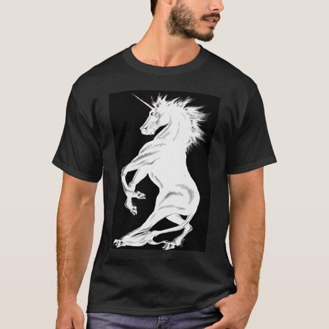 Camiseta Unicornio blanco (Anverso)