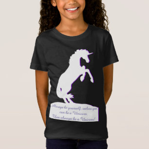 Camiseta Unicornio blanco (siempre seas tú mismo)