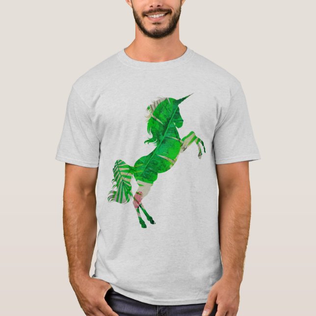 Camiseta Unicornio botánico (Anverso)