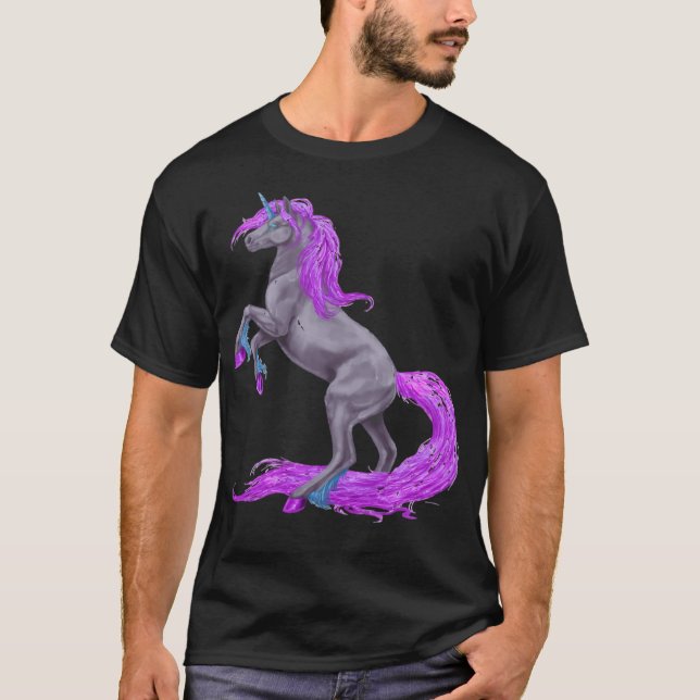 Camiseta unicornio caballo unicornio ideas de regalo (Anverso)