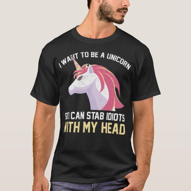 Camiseta Unicornio celebra el despedida del unicornio (Anverso)