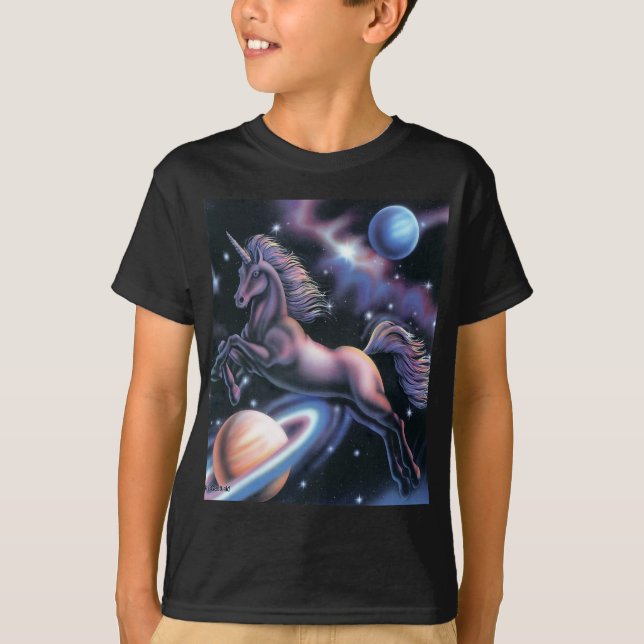 Camiseta Unicornio celestial (Anverso)