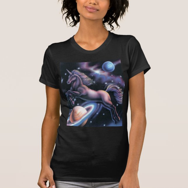 Camiseta Unicornio celestial (Anverso)