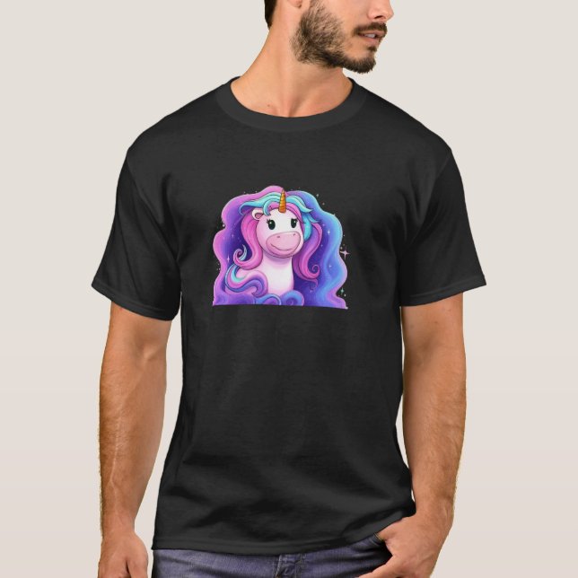 Camiseta Unicornio Colorido (Anverso)