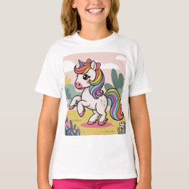 Camiseta Unicornio colorido