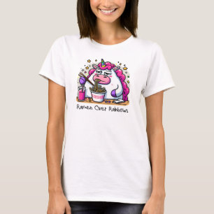 Camiseta Unicornio comiendo Ramen
