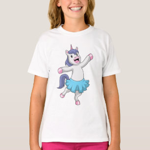 Camiseta Unicornio como Ballerina en el ballet