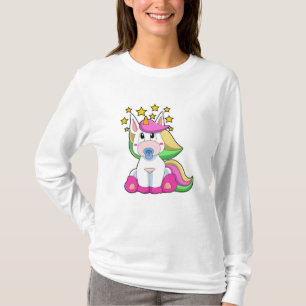 Camiseta Unicornio como bebé con pacificador