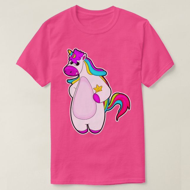 Camiseta Unicornio con (Diseño del anverso)