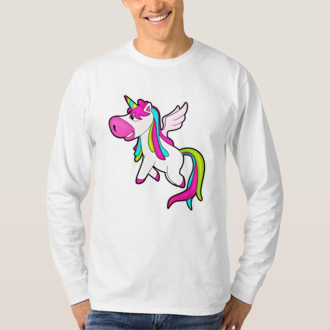 Camiseta Unicornio con alas (Anverso)