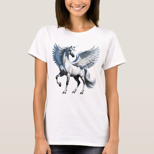 Camiseta Unicornio con alas (Anverso)