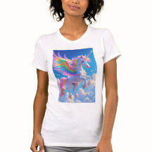 Unicornio con aleta de arcoiris