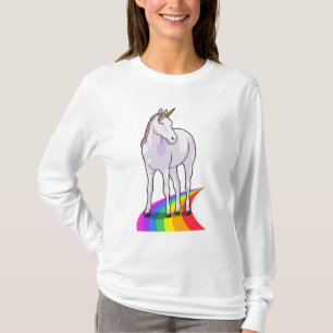 Camiseta Unicornio con arcoiris