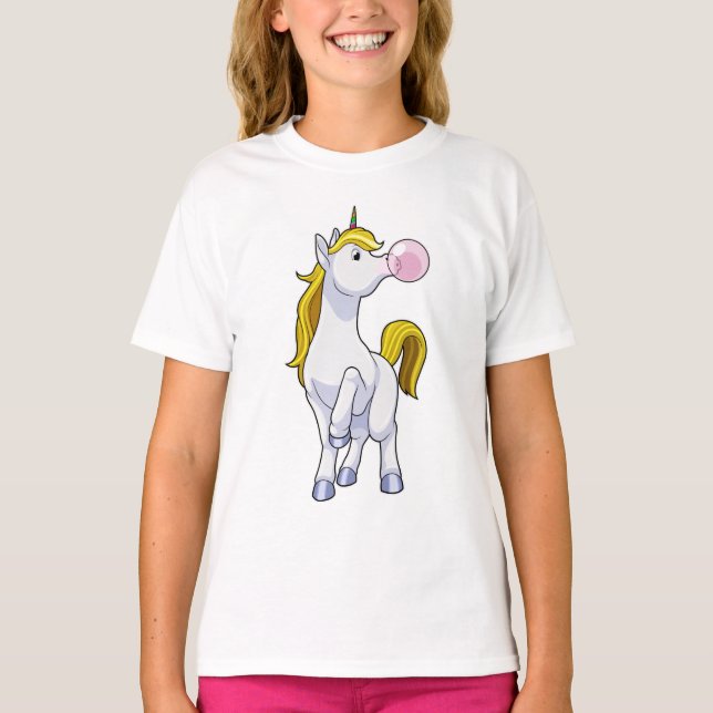 Camiseta Unicornio con chicle (Anverso)