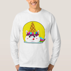 Camiseta Unicornio con cono de helado