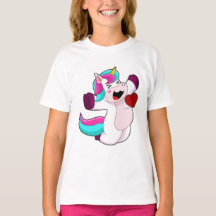 Camiseta Unicornio con corazón