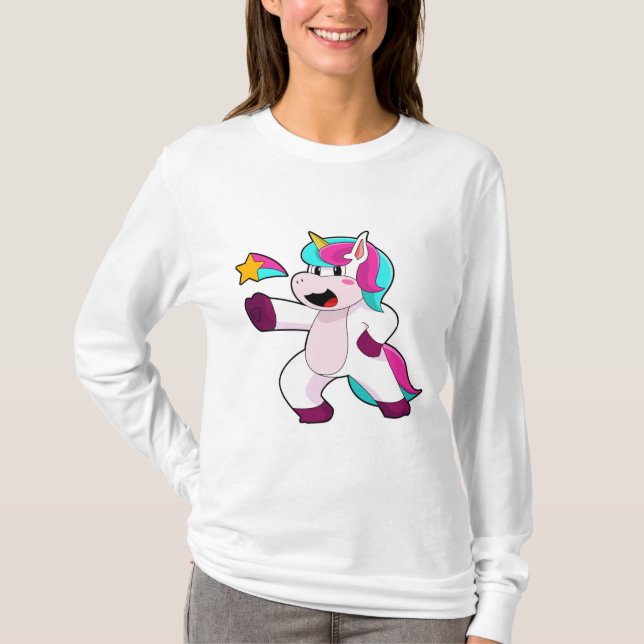 Camiseta Unicornio con estrella (Anverso)