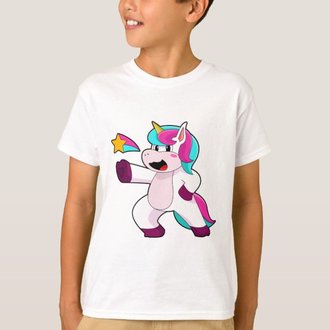 Camiseta Unicornio con estrella (Anverso)