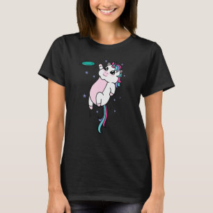 Camiseta Unicornio con Frisbee fabuloso Deporte de la Creat