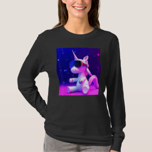 Camiseta Unicornio con gafas de realidad virtual Unicornio