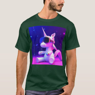 Camiseta Unicornio con gafas vr Cute Unicorn Lovers