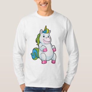 Camiseta Unicornio con gran Belly
