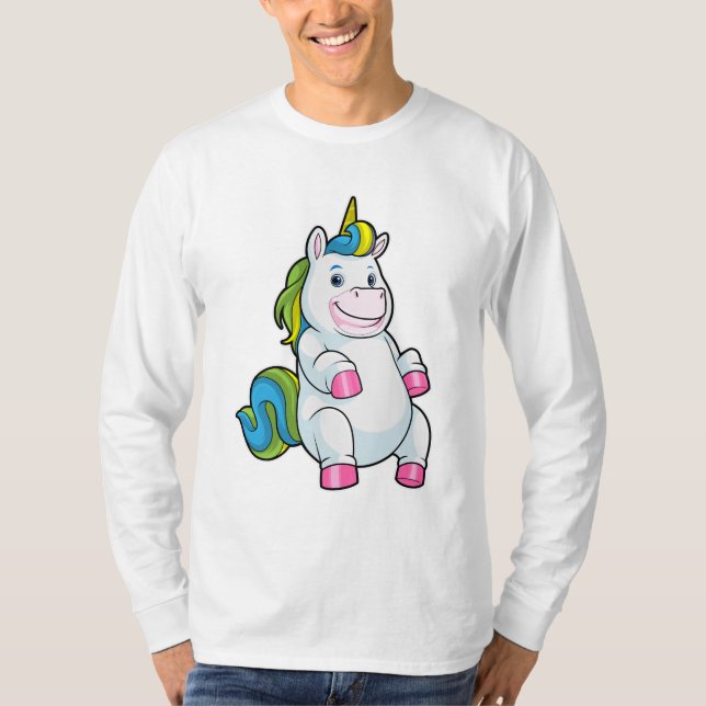 Camiseta Unicornio con gran Belly (Anverso)