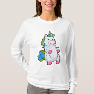 Camiseta Unicornio con gran Belly