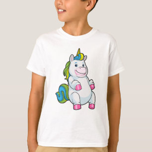 Camiseta Unicornio con gran Belly