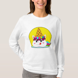 Camiseta Unicornio con helado