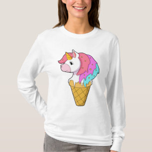 Camiseta Unicornio con helado